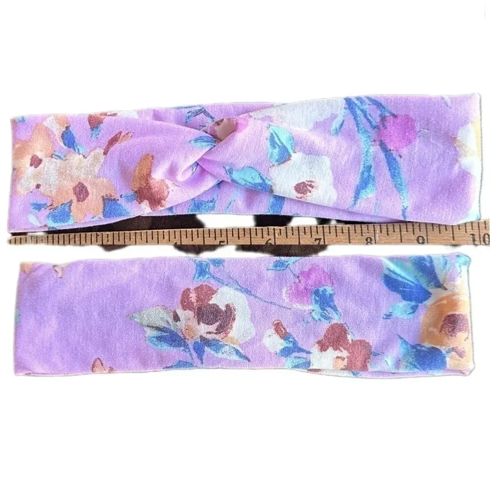 Handmade flower twist headband